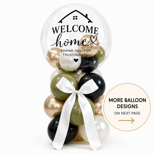 Luxury Welcome Home Balloon Stand